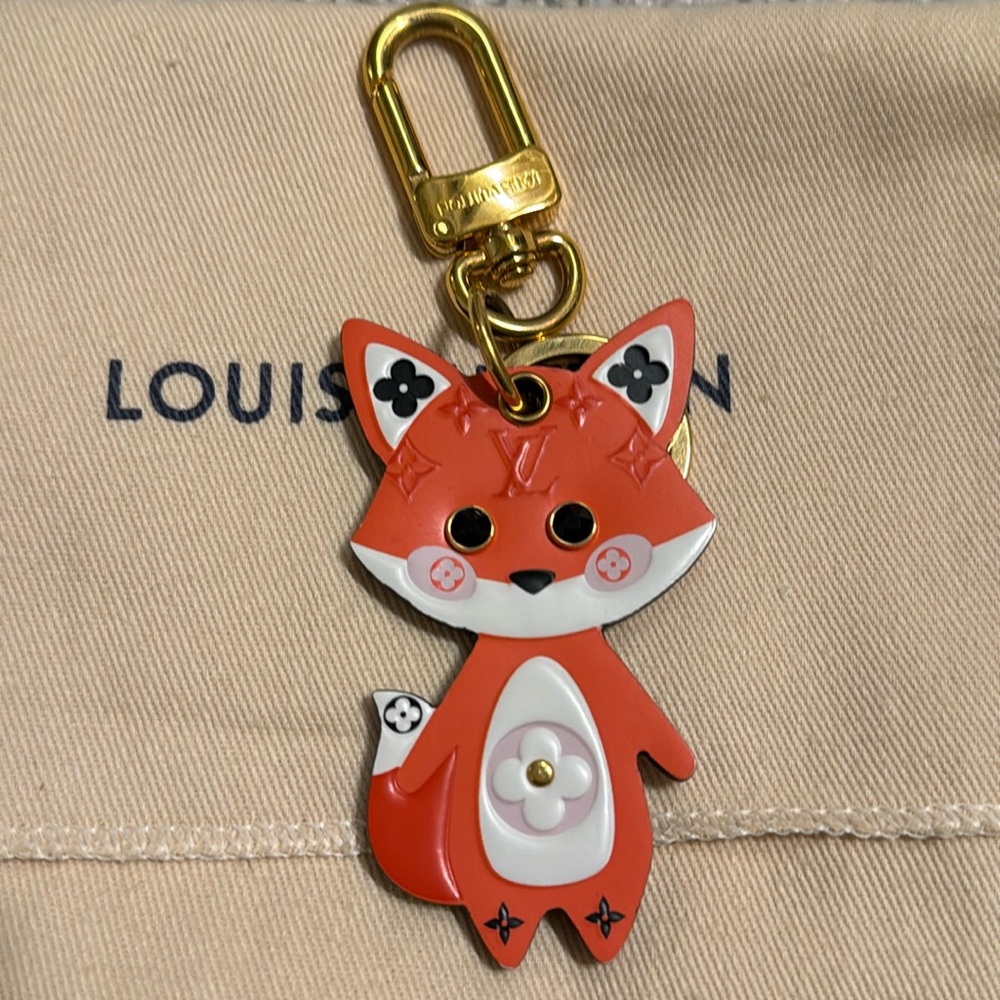 Louis Vuitton CUTE FOX BAG CHARM AND KEY HOLDER